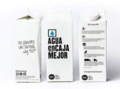El primer envase de cartón sostenible para embotellar agua Agua en cajaAGUA EN CAJA mejor
