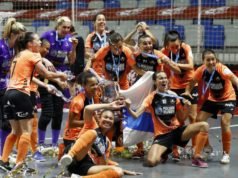 El Burela FSF, campeón de la Liga por tercera vez en su historia Burela FSF. Fuente: RFEF