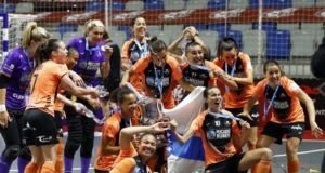 El Burela FSF, campeón de la Liga por tercera vez en su historia Burela FSF. Fuente: RFEF