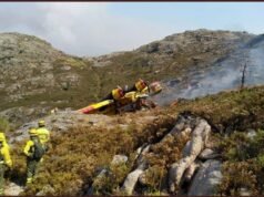 Fallece el piloto portugués del hidroavión que asistía en el incendio del Xurés piloto incendio Xurés