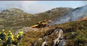 Fallece el piloto portugués del hidroavión que asistía en el incendio del Xurés piloto incendio Xurés