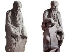 Las estatuas del Mestre Mateo, otro problema para los Franco Abraham e Isaac. Fuente: cicelepedra.blogspot.com