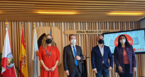 Vigo apuesta por las baterías eléctricas Presentación del proyecto de la Zona Franca de Vigo. Fuente: zfv.es