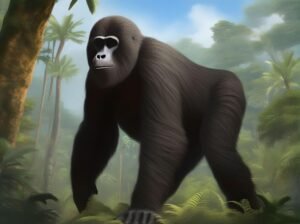 Gigantopithecus, una especie extinta de primates