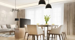 Empresas de decoración transforman espacios con diseño funcional y personalizado Diseñadora de interiores trabajando en un proyecto moderno de vivienda en Las Rozas